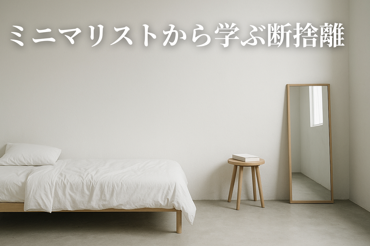 ミニマリストから学ぶ断捨離の心得